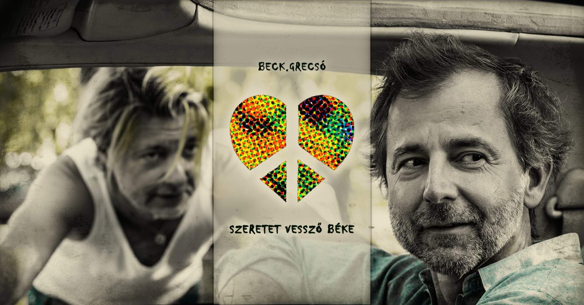 beck@grecsó: szeretet vessző béke plakát